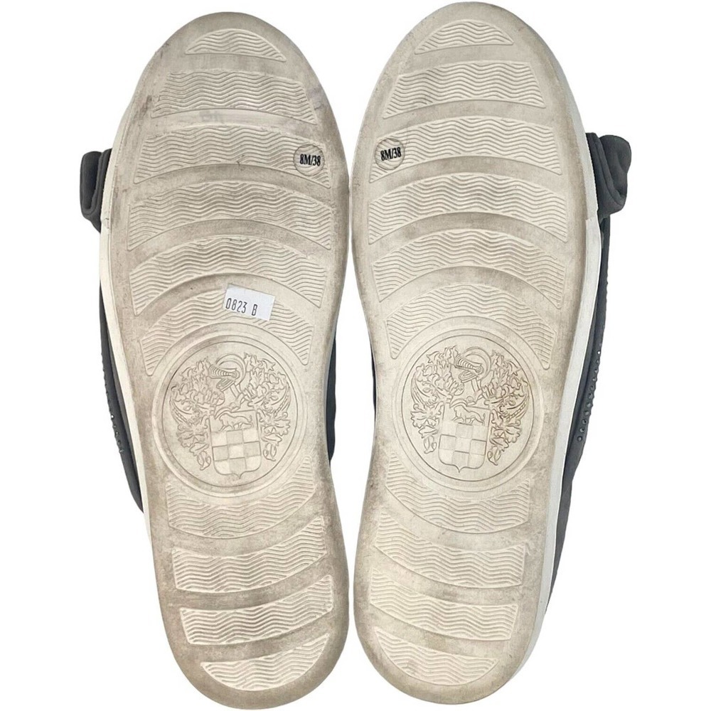 Vince Camuto Gray Barita Suede Rhinestone Slip On Sneaker Flat Size 8M - Picture 11 of 13